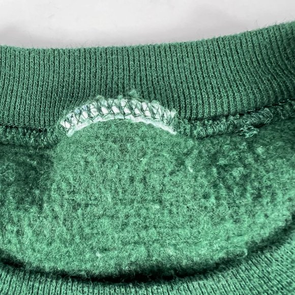 VTG 90s Super Bowl XXXII Green Bay Packers Sweatshirt Extra Large Green Crewneck - Picture 2 of 13